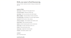 Desktop Screenshot of paulrosenzweig.com